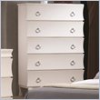 ADD TO YOUR SET: Coaster Holland Five Drawer Chest in White