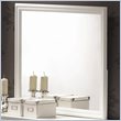 ADD TO YOUR SET: Coaster Saint Laurent Square Mirror in White