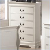 Coaster Saint Laurent Five Drawer Chest in White