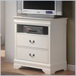 ADD TO YOUR SET: Coaster Saint Laurent Two Drawer Media Chest in White
