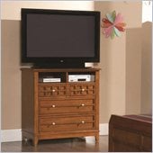 Coaster Aiden Media Chest in Warm Brown