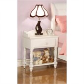 Coaster Pepper Night Stand in White
