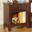 ADD TO YOUR SET: Coaster Parker Night Stand in Cappucino