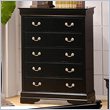 ADD TO YOUR SET: Coaster Louis Philippe Chest in Deep Black Finish