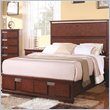 ADD TO YOUR SET: Coaster Hyland Wood Bed with Two Drawers in Dark Cherry