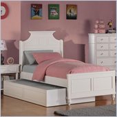 Coaster Daisy Panel Bed in White