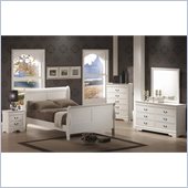 Coaster Saint Laurent 4 Piece Bedroom Set in White