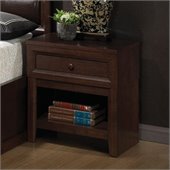 Coaster Remington 1 Drawer Nightstand in Chery Finish