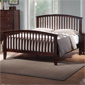 Coaster Tia Queen Bed in Warm Cappuccino Finish