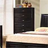 Coaster Nacey 5 Drawer Chest in Brown Black Stain