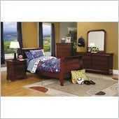 Coaster Louis Philippe 4 Piece Bedroom in Cherry