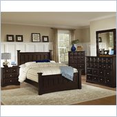 Coaster 4 Piece Harbor Bedroom in Cappuccino Finish