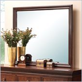 Coaster Montgomery Landscape Mirror in Brown Cherry