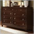 ADD TO YOUR SET: Coaster Nortin Nine Drawer Double Dresser in Dark Cherry