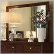 ADD TO YOUR SET: Coaster Nortin Landscape Mirror in Dark Cherry
