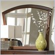 ADD TO YOUR SET: Coaster Addley Shell-Shaped Mirror in Dark Cherry