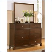 Coaster Addley Dresser and Rectangular Mirror Set