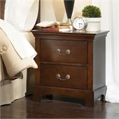 Coaster Tatiana Two Drawer Nightstand in Espresso