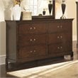 ADD TO YOUR SET: Coaster Tatiana Six Drawer Double Dresser in Espresso
