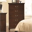 ADD TO YOUR SET: Coaster Tatiana Five Drawer Chest in Espresso