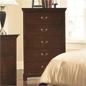 Coaster Tatiana Five Drawer Chest in Espresso