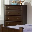 ADD TO YOUR SET: Coaster Jasper 5 Drawer Chest in Cappuccino Finish