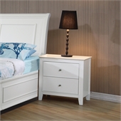 Coaster Selena 2 Drawer Nightstand in White Finish