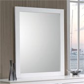 Coaster Selena Mirror in White Finish