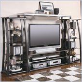 Coaster Contemporary Metal and Glass Entertainment Center