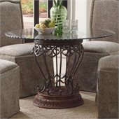 Coaster Slauson Round Glass Top Dining Table