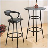 Coaster Dixie 3 Piece Bar Table and Stool Set