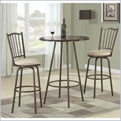 Coaster Adjustable 3 Piece Pub Set