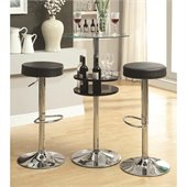 Coaster 3 Piece Pub Set in Black