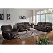 Coaster Elaina Comfortable Reclining 3 Piece Sofa Set in Chocolate and Brown