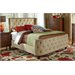 Coaster Upholstered King Bed in Tan