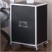 Coaster LeClair Mobile Cabinet in Black and Silver