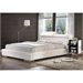 Coaster Maxine Leather Upholstered Queen Bed in White