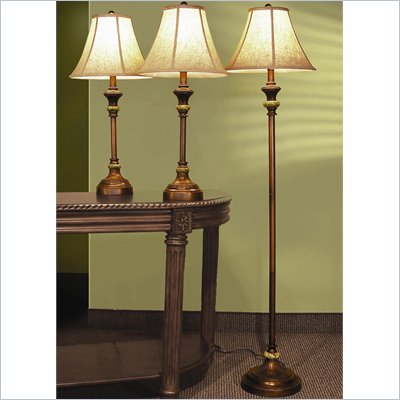 Coaster Traditional 3-Piece Lamp Set