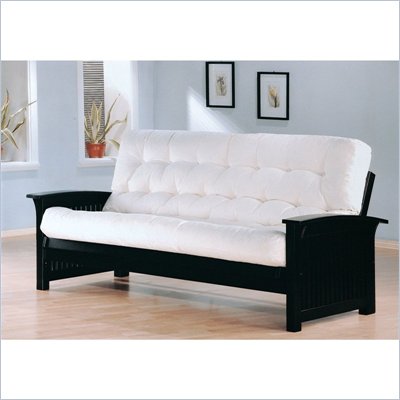 Coaster Mission Style Full Size Futon Frame in Espresso