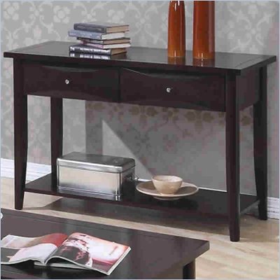 Coaster Whitehall Sofa Table with Shelf & Storage Drawers
