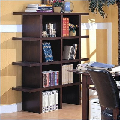 Coaster Stackable Bookcase in Espresso 