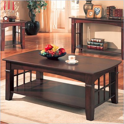 Coaster Abernathy Rectangular Coffee Table with Shelf