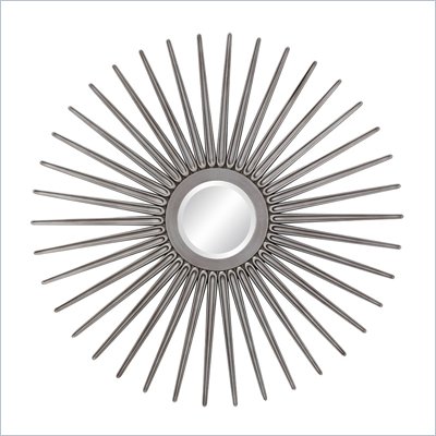Coaster Decorative Mirror in Antique Silver