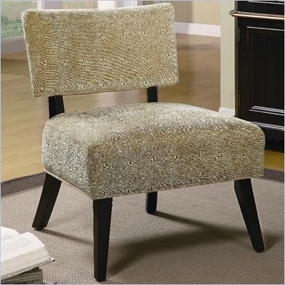 Coaster Accent Seating Upholstered Accent Side Chair in Brown Swirl