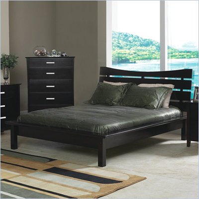 Coaster Cappuccino Brown Queen Platform Bed