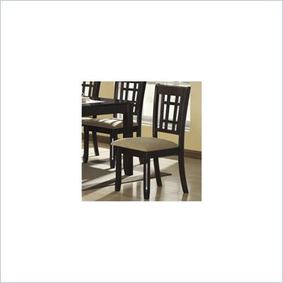 Coaster Baldwin Upholstered Dining Side Chair in Cappuccino