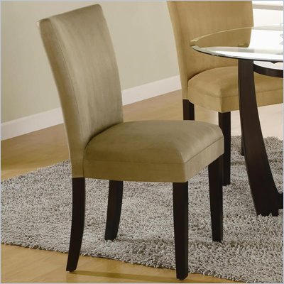 Coaster Bloomfield Parson Side Chair with Taupe Fabric