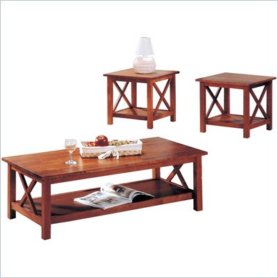 Coaster Briarcliff Casual 3 Piece Occasional Table Set