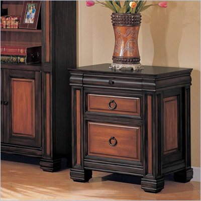 Coaster Chomedey Traditional File Cabinet in Cappuccino/Dark Oak