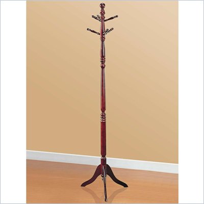 Coaster Classic Coat Rack in Cherry Finish 